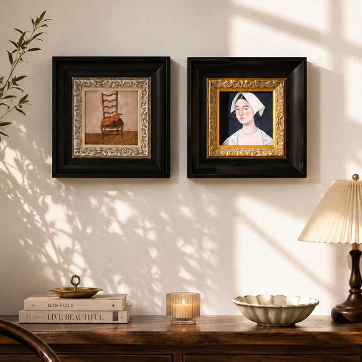 Ornate Framed Portrait Display