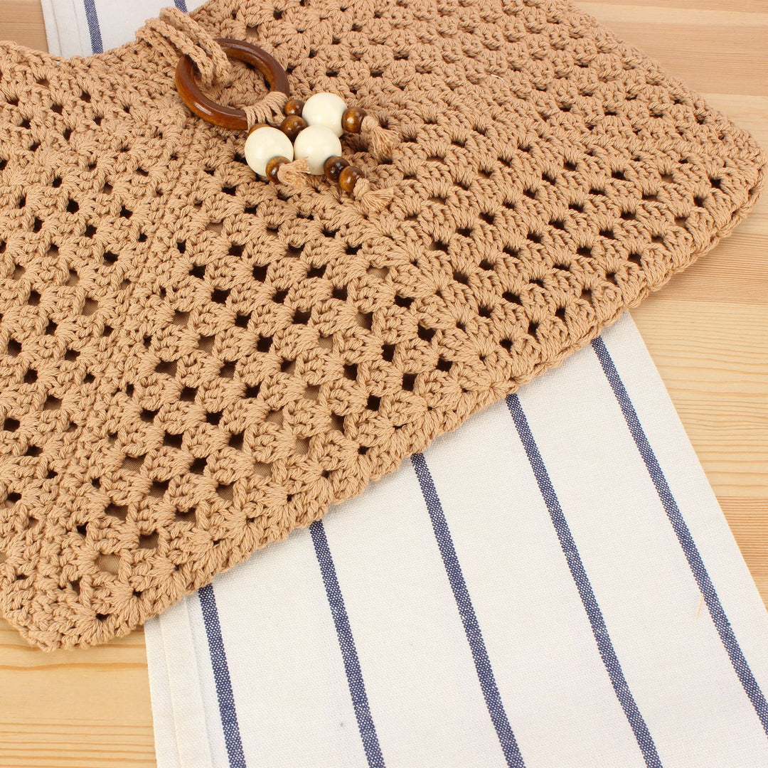 Handmade Macrame Shoulder Bag Bowlift