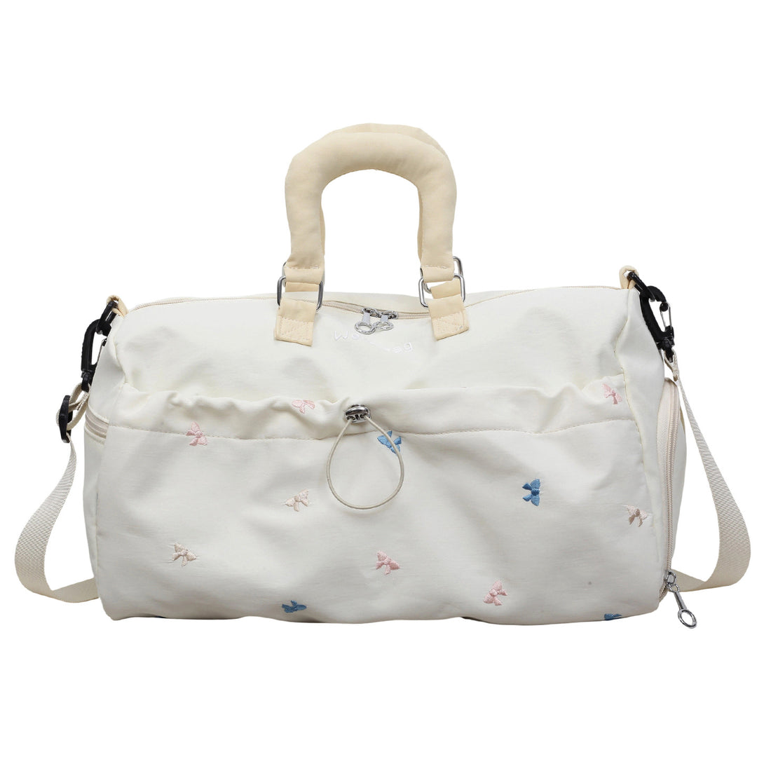 Multifunctional Embroidered Duffel Bag Bowlift