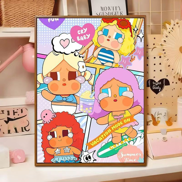 Playful Cartoon Illustration Wall Art Bowlift