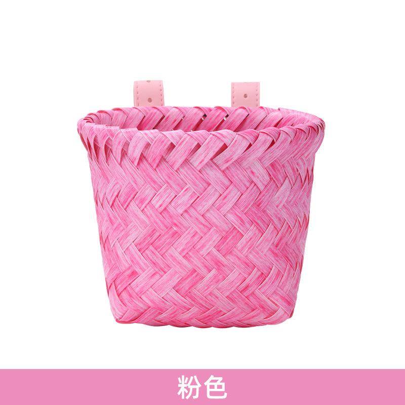Women's Woven Storage Basket with Handles Bowlift