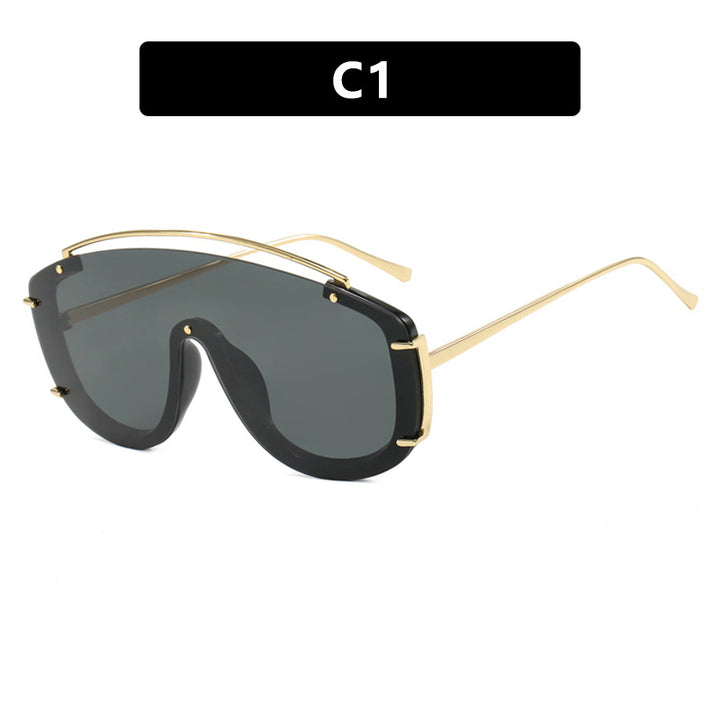 Ladies futuristic oversized sunglasses Bowlift
