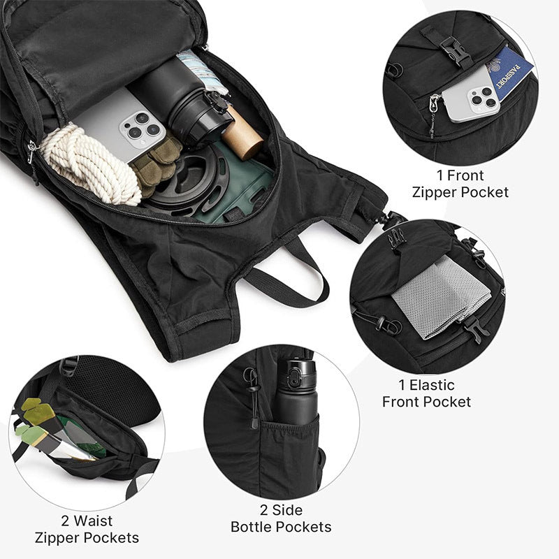 Lightweight Packable Outdoor Backpack Bowlift