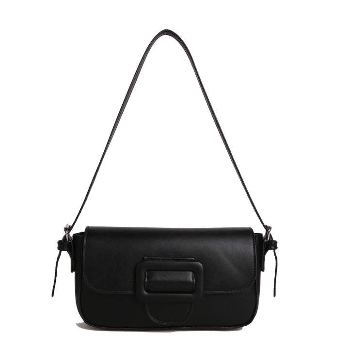 Structured Leather Crossbody Bag Bowlift