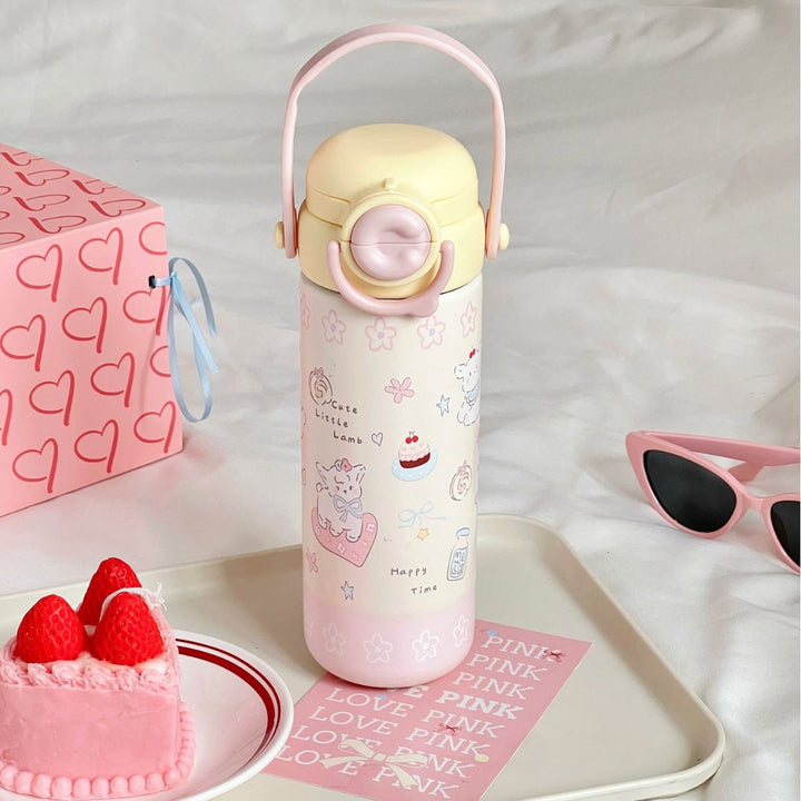 Ladies Insulated Motivational Water Bottle Bowlift