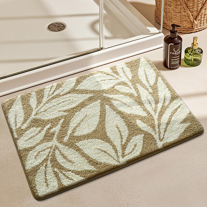 Turtle-Themed Plush Bath Mat Bowlift
