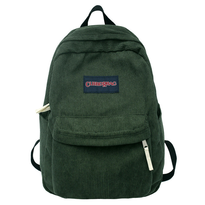 Corduroy Utility School Backpack Bowlift