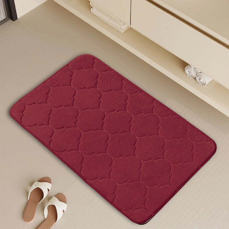 Soft Plush Memory Foam Bath Rug Bowlift