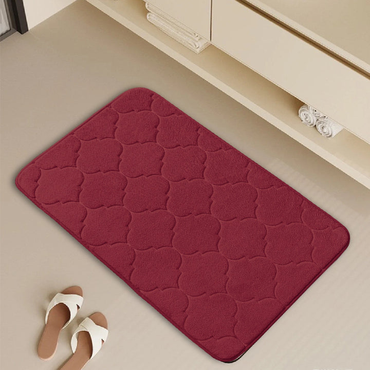 Soft Plush Memory Foam Bath Rug Bowlift