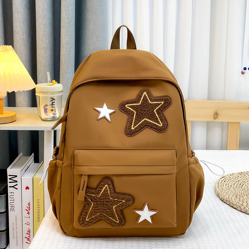 Casual Star Patterned Backpack