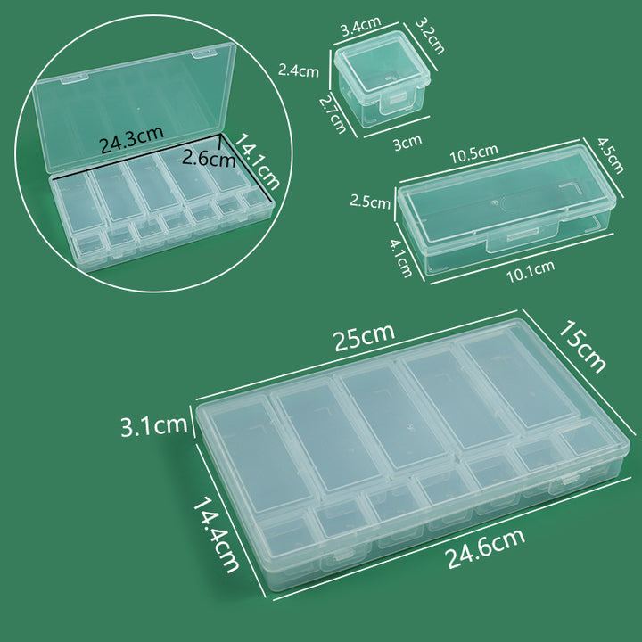 Multi-Compartment Transparent Storage Organizer Bowlift