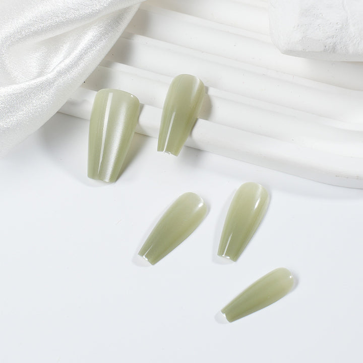 Long-Lasting Glossy Press-On Nail Set Bowlift