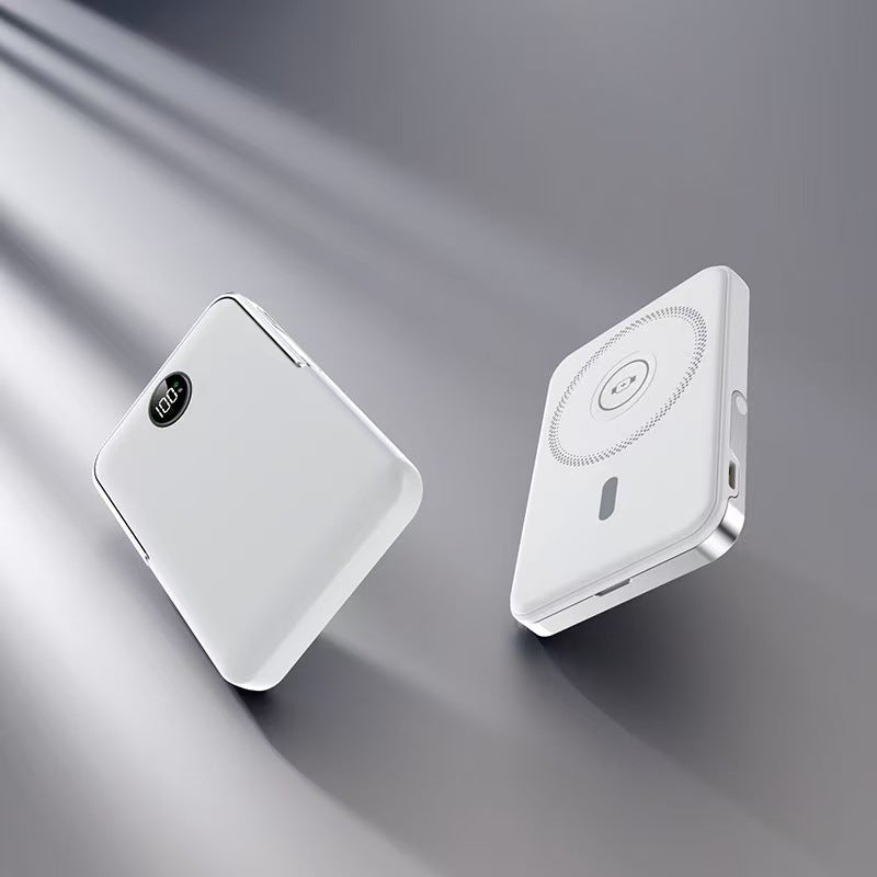 Power bank with intelligent LCD display and wireless charging function Bowlift