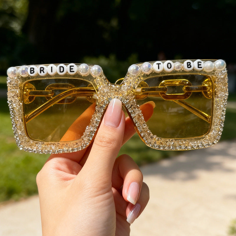 Decorative Bridal Theme Sunglasses Bowlift