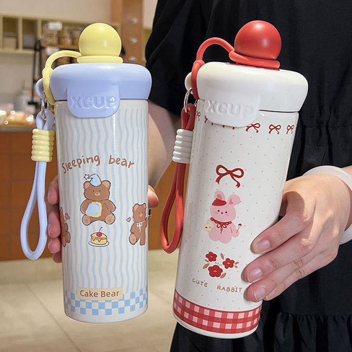 Women's Creative Water Bottle with Animal Design Bowlift