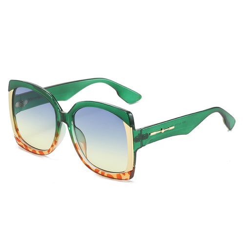 Oversized Tortoiseshell Sunglasses with Gold Accents Bowlift