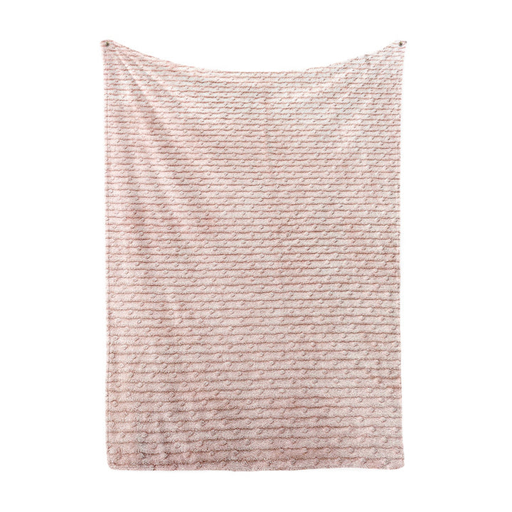 Ladies Cozy Microfiber Quick Change Blanket in Modern Checkered Pattern Bowlift