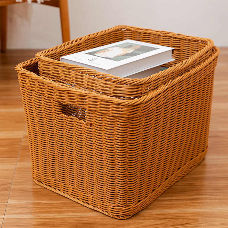 Eco-Friendly Woven Storage Basket Bowlift