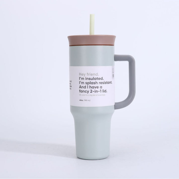 Women's insulated mug with 2-in-1 lid Bowlift