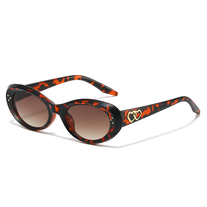 Fashionable Retro-Inspired Oval Sunglasses Bowlift