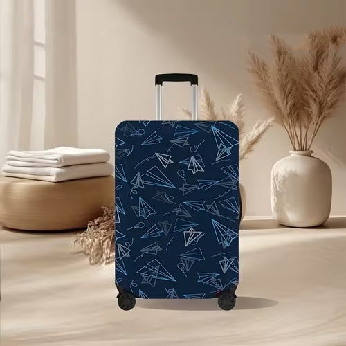 Unisex nan elastic suitcase cover with volcanic lava marble design, stretch protective cover for trolley Bowlift