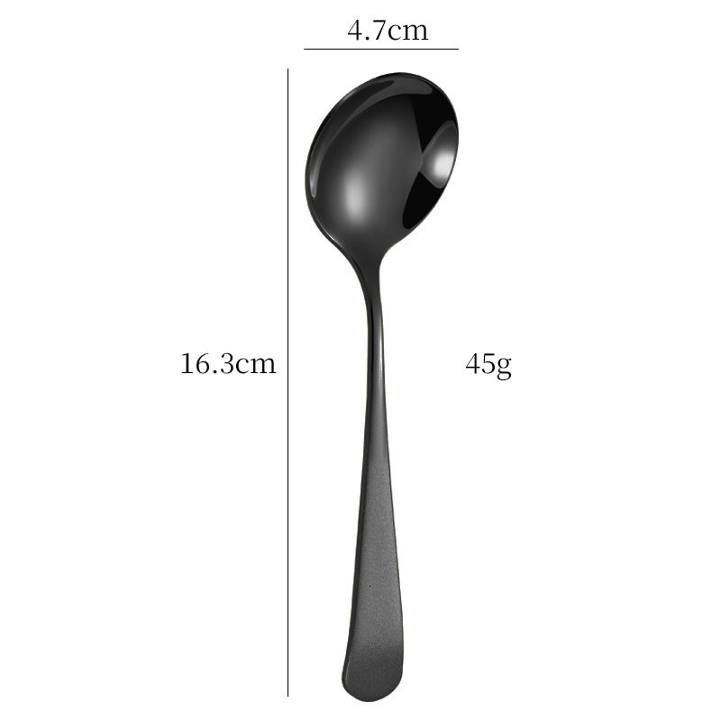 Elegant Dessert Spoon with High-Quality and Non-Slip Grip Design Bowlift