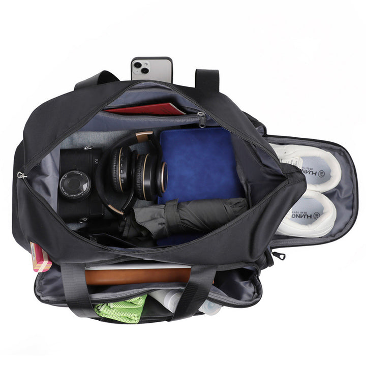 Men's Sporty Travel Bag with Multifunctional Compartments Bowlift