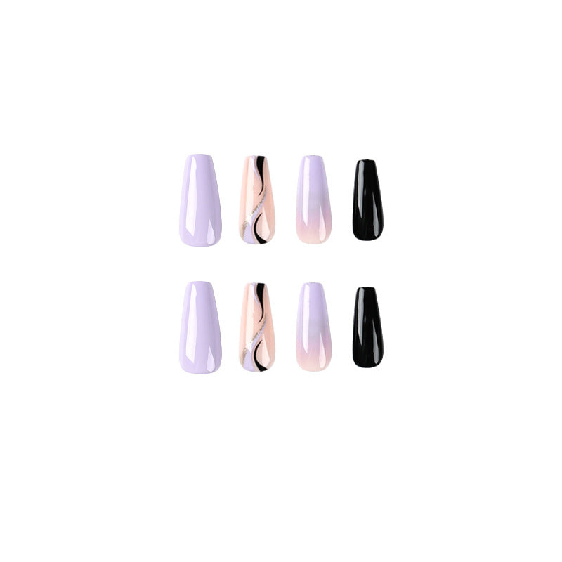 Artistic Nail Extensions in Elegant Design Bowlift