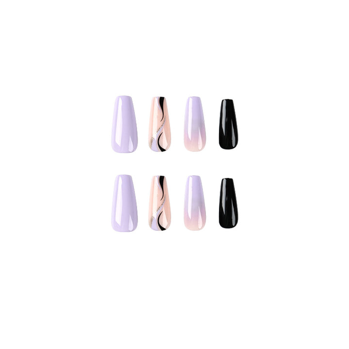 Artistic Nail Extensions in Elegant Design Bowlift