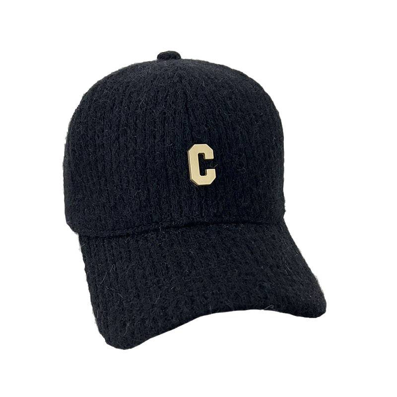 Women's Cozy Knitted Baseball Cap Bowlift