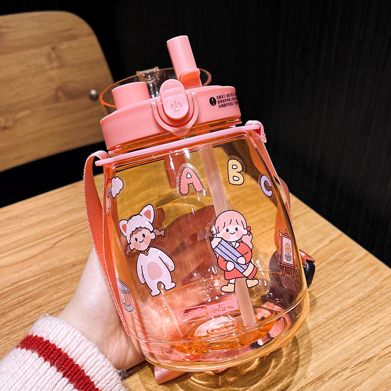 Ladies Playful Design Water Bottle Bowlift