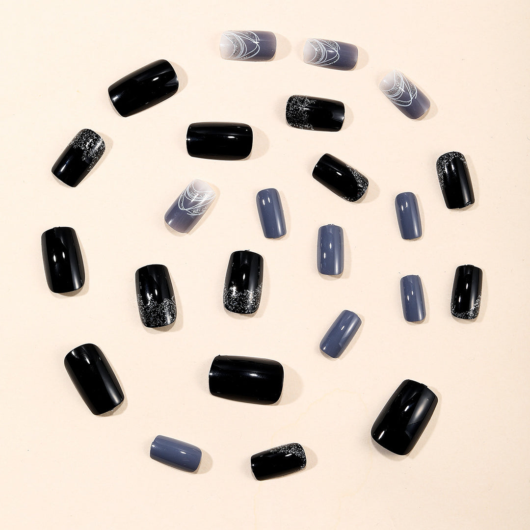 Glittering Decorative Nail Art Extensions Bowlift