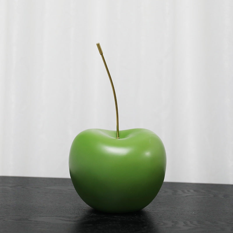 Decorative Green Apple Sculpture