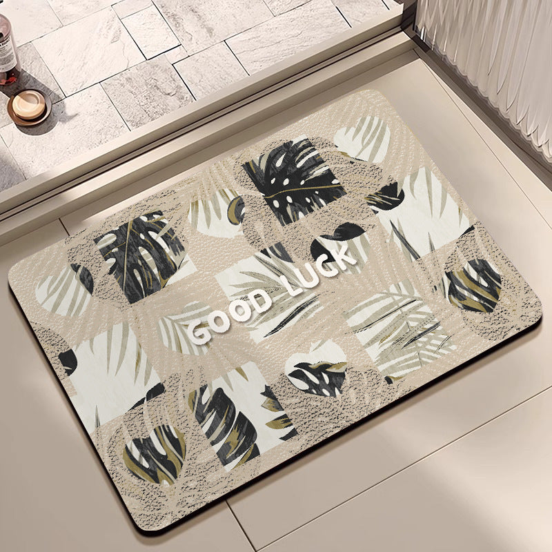 Decorative Motivational Bath Mat Bowlift