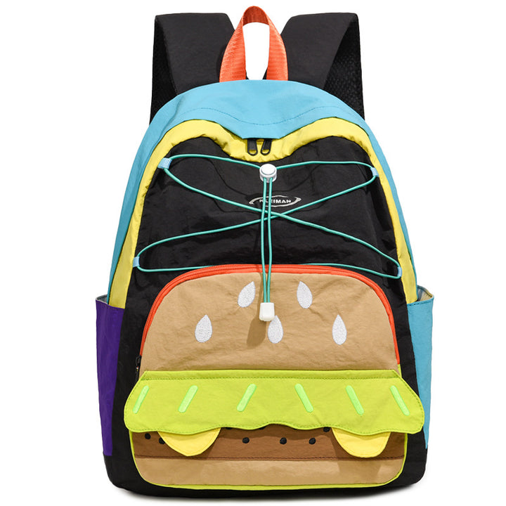 Whimsical Hamburger Design Backpack