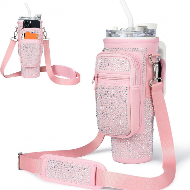 Women practical drinking container hip bag Bowlift