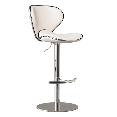 Height-adjustable cocktail stool with ergonomic seat surface Bowlift