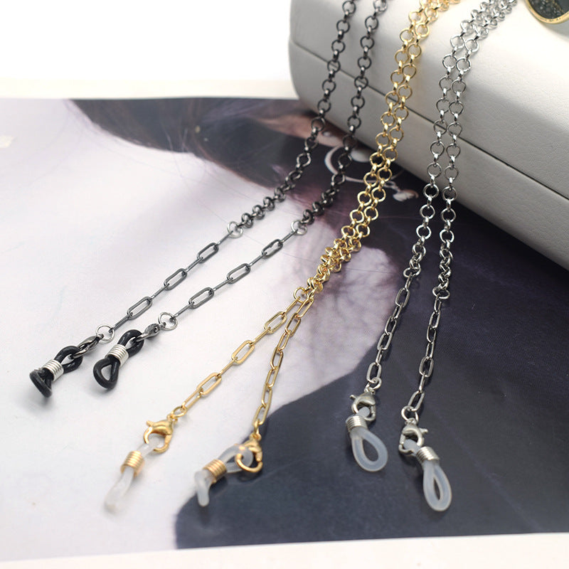 Elegant Metal Link Eyewear Chain Bowlift