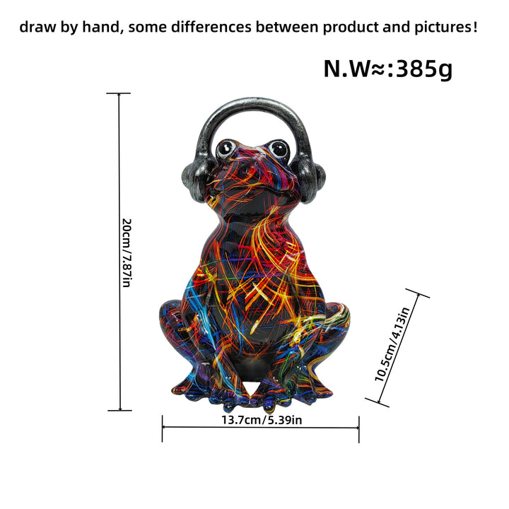 Musical Frog Sculpture Bowlift