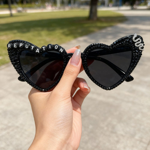 Statement Heart-Shaped Sunglasses Bowlift 1787141240