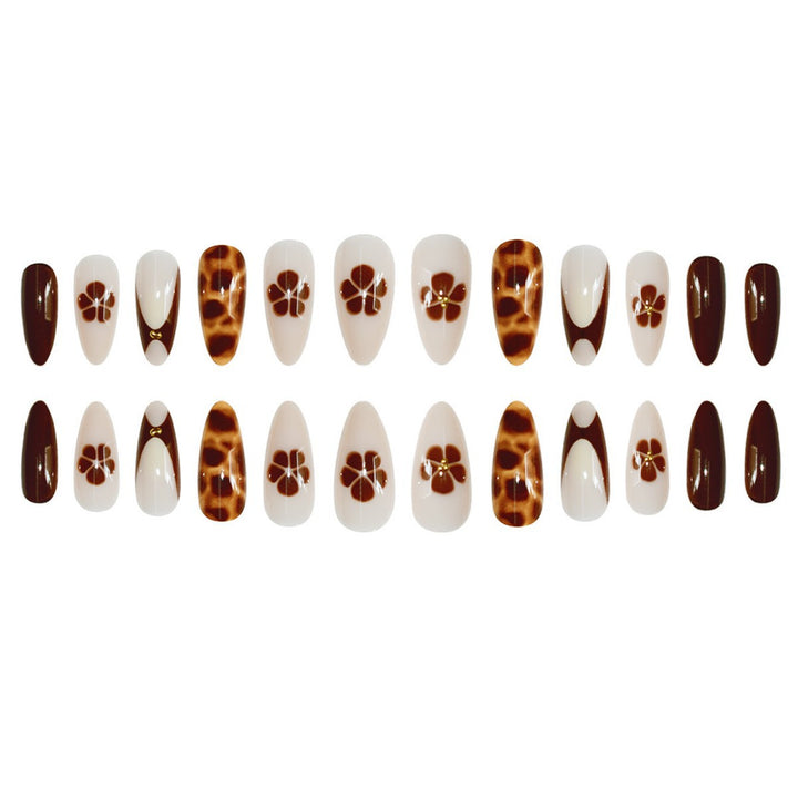 Artistic Graphic Press-On Nails Bowlift