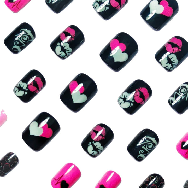 Creative Love-Themed Nail Art Bowlift