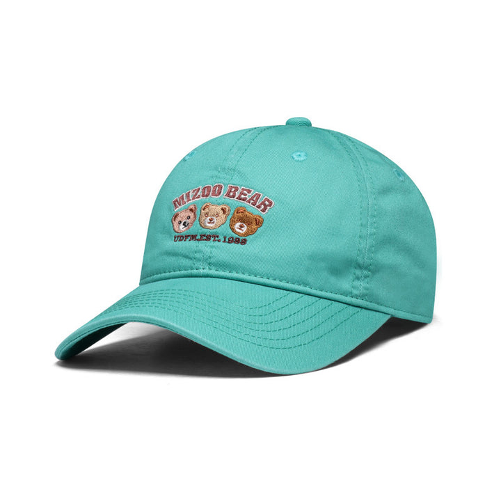 Women playful cotton cap with embroidered animal design Bowlift
