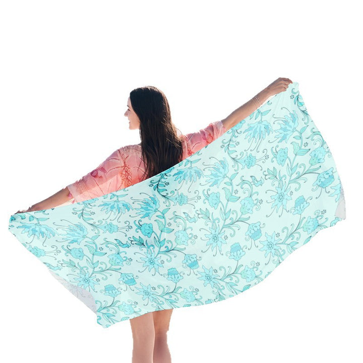 light beach towel with creative jellyfish design Bowlift