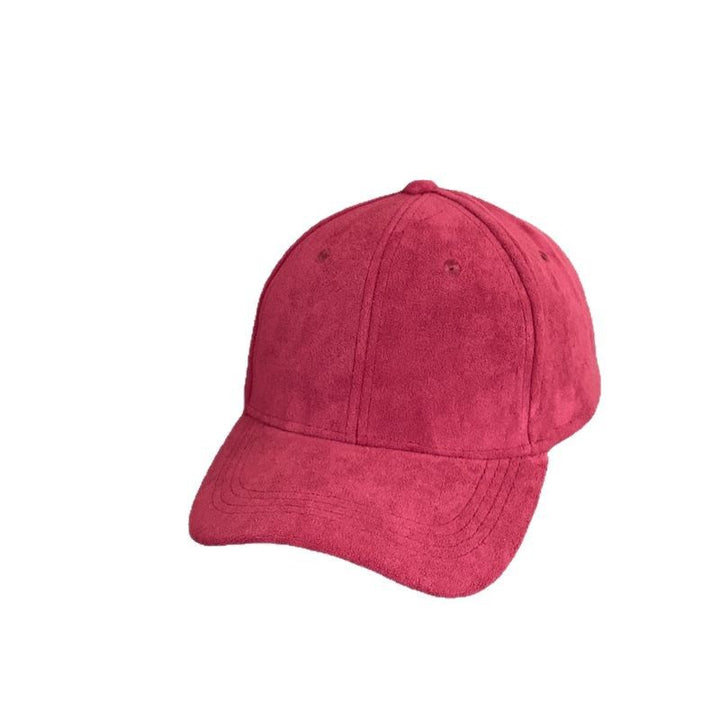 Men's Suede Texture Classic Cap Bowlift
