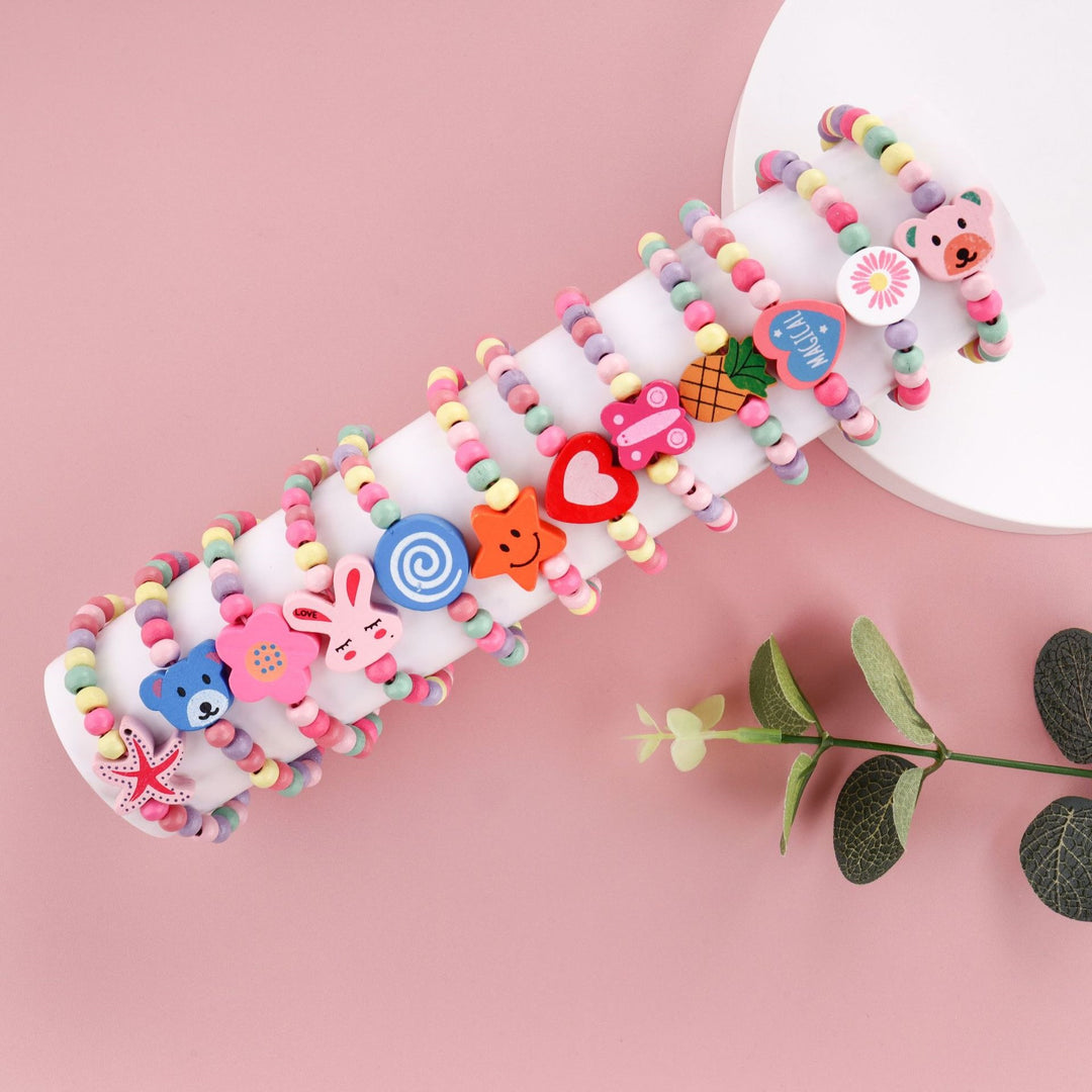 Playful Color Bead Bracelet Bowlift