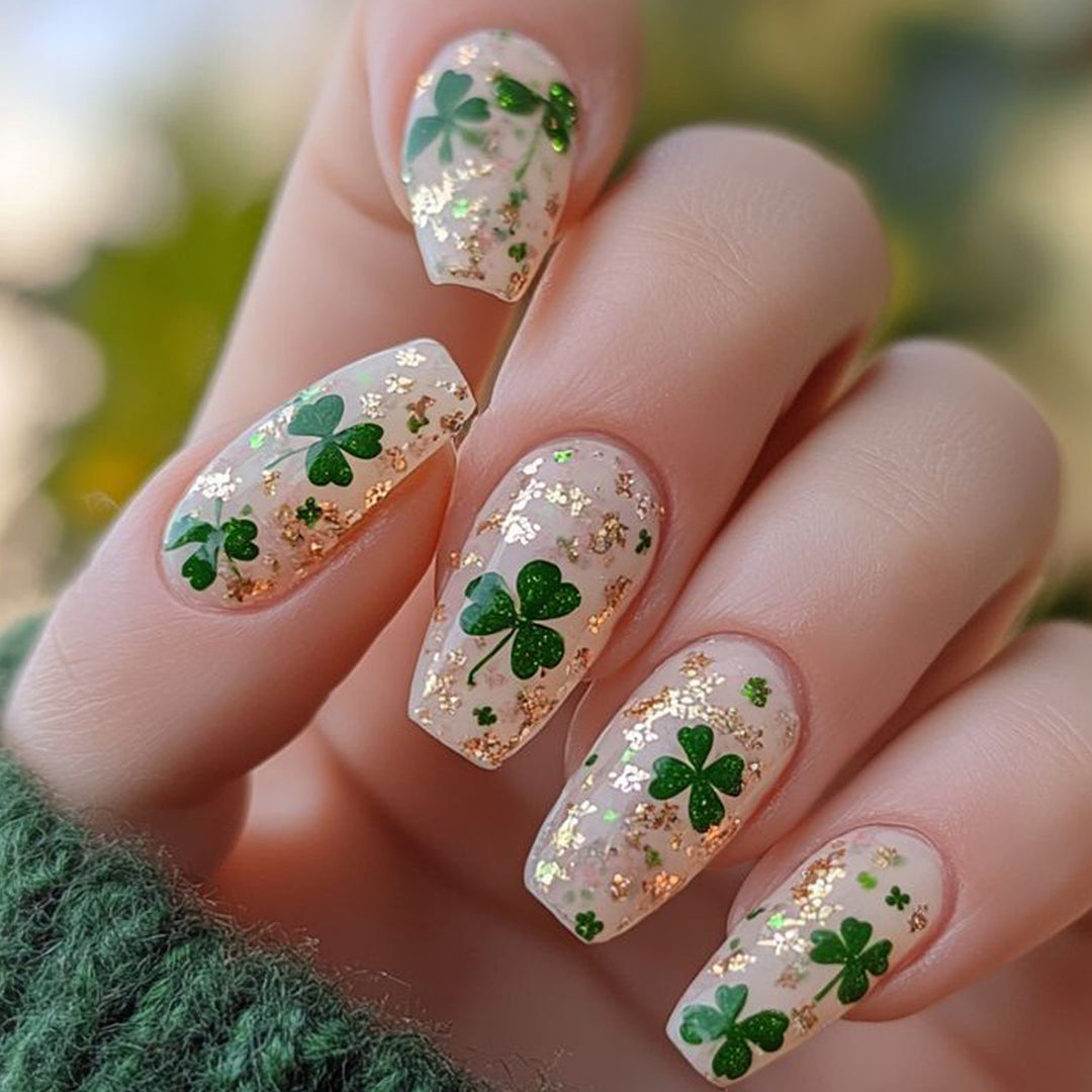 Shamrock-Themed Nail Art Kit Bowlift