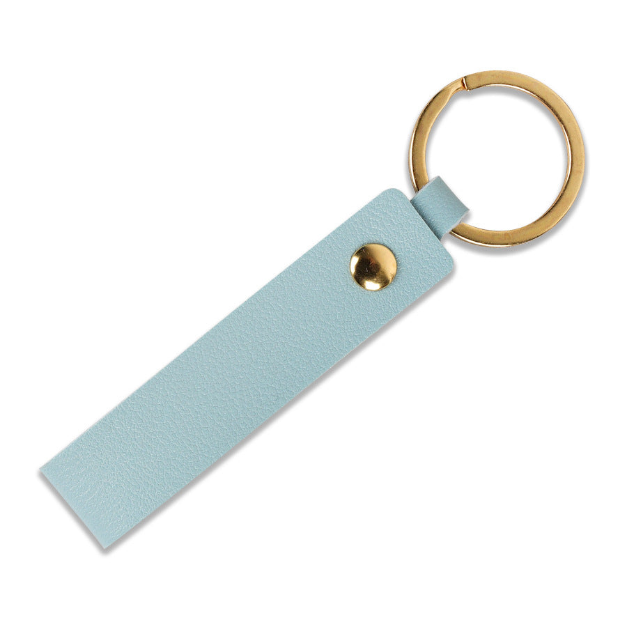Unisex keychain made of high-quality artificial leather with practical loop Bowlift