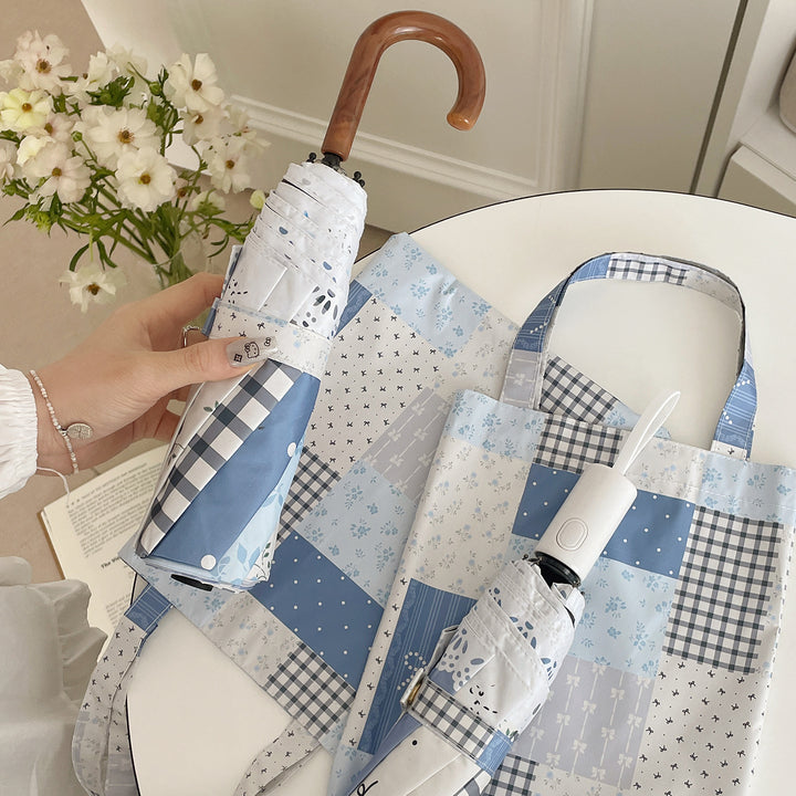 Women's umbrella in romantic patchwork design Bowlift