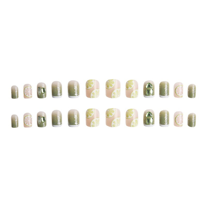 Artificial nail set with elegant crystal embellishments Bowlift